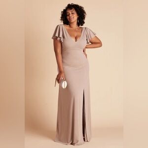 NWT Birdy Grey Hannah Dress in Crepe Taupe